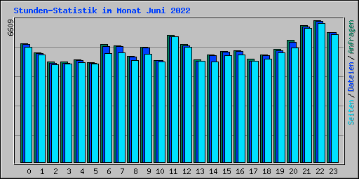 Stunden-Statistik im Monat Juni 2022